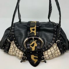 Authentic Vintage Christian Dior Leather Purse With Crocodile & Snake Skin Comes With Dust Bag Purchased In 2008 For Over $5000 In Las Vegas In The Caesar’s Mall. Very Well Loved But Still A Beautiful Bag. Going Through My Closet And Getting Rid Of Bags That Have Been Sitting For Awhile And This Is One Of Them. Still Smells Like Leather, Missing 1 Stud (Shown In Picture) Clear Nails Polish Stain Inside. Designer Leather Shoulder Bag With Crocodile Pattern, Designer Crocodile Pattern Shoulder Bag For Evening, Dior Vintage Bag, Christian Dior Bag, Dior Shoulder Bag, Oversized Clutch, Silk Bag, Vintage Christian Dior, Patent Heels