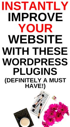 a poster with the words, how to improve your website