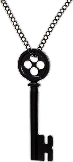 Other Mother Cosplay, Black Coraline, Coraline Key, Halloween Costume Jewelry, Other Mother, Cosplay Jewelry, Key Pendant Necklace, Other Mothers, The Black Keys