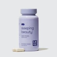 Sleep Supplement Packaging, Beauty Supplement Packaging, Supplement Design, Lo Bosworth, Wellness Supplements, Supplements Packaging, Sleep Products, Love Wellness, Sleep Supplements