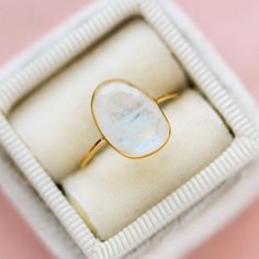 Local Eclectic, Shop Jewelry, Vermeil Jewelry, Moonstone Jewelry, Put A Ring On It, Elegant Ring, Jewelry Inspo, Gold Plated Jewelry, Jewelry Plate