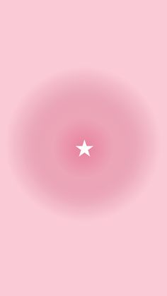 a pink background with a white star in the center