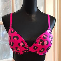 New Without Tags. Never Worn. Convertible Straps Makes This A Must Have. Push Up Design. Casual Stretch Pink Bra, Fitted Pink Bra For Loungewear, Pink Padded Stretch Bra, Pink Stretch Bra With Padded Cups, Stretch Pink Bra With Padded Cups, Push Up Bra, Women's Intimates, Victoria’s Secret, Victoria Secret Pink