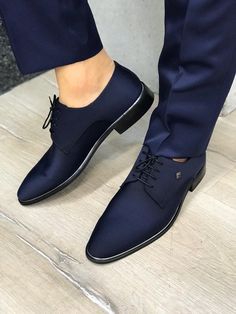 Leone Navy Suede Shoes-baagr.myshopify.com-shoes2-BOJONI Mens Blue Dress Shoes, Navy Blue Dress Shoes, Groomsmen Shoes, Tie Chain, Rabastan Lestrange, Mens Traditional Wear, Red Tuxedo, Blue Dress Shoes, Mens Fashion Casual Shoes