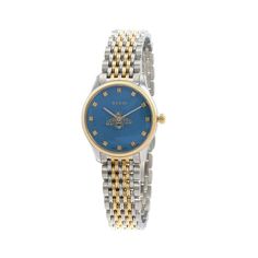 Women's Gucci Quartz Treasure Gold & Blue Dial Watch - Band New With Tags! - Limited Quanity -100% Authentic - Full Retail Package With All Accesories About The Watch: Features: Hour, Minute Dial Color: Blue Case Size: 29 Mm Water Resistance: 50 Meters / 165 Feet Bezel: Fixed Case Diameter: 29 Mm Gucci Diamond Watch With Metal Dial For Formal Occasions, Gucci Yellow Gold Watch With Diamond Hour Markers, Gucci Diamond Watch With Diamond Hour Markers, Luxury Gucci Diamond Watch, Gucci White Gold Elegant Diamond Watch, Elegant Gucci Diamond Watch In White Gold, Elegant Gucci White Gold Diamond Watch, Gucci Automatic Round Watches, Gucci Formal Diamond Watch With Subdials