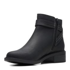 PRICES MAY VARY. Our all-new Maye boots collection is brimming with total closet classics Black suede upper Zip closure offers easy on/off; adjustable buckle gives a custom fit 5mm Ultimate Comfort PU foam footbed gives cushioning and support underfoot Grippy TPR sole Dress Boots Women, Best Boots, High Quality Boots, Boot Straps, Stylish Boots, Clarks Women's, Cute Boots, Womens Clarks, Next Step