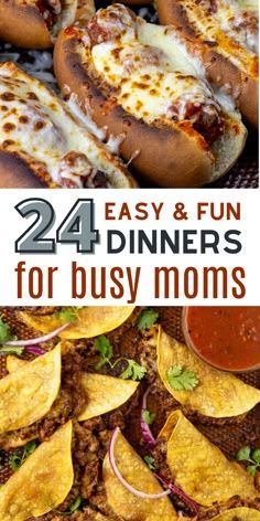 easy and fun dinner ideas for busy moms