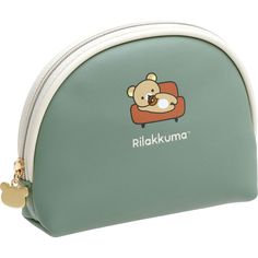 Perfect for Rilakkuma fans, the San-X Rilakkuma Tissue Case Pouch Ca45601 is a portable and cute accessory. This adorable pouch keeps tissues handy while adding a charming touch to your daily essentials. Ideal for bags or car use. Cute Green Travel Pouch, Cute Green Zipper Pouch Pencil Case, Cute Cosmetic And Toiletry Pouch For Daily Use, Cute Portable Cosmetic Bag For Daily Use, Cute Travel Coin Purse, Cute Portable Cosmetic Bag Gift, Cute Portable Cosmetic Bag For Gift, Cute Portable Pouch For Daily Use, Cute Green Coin Purse