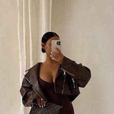 Fall Outfits Women Black Woman Casual, Autumn Outfits Black Women, Date Night Outfit Black Woman, Ig Names, Outfit Instagram Story, Date Night Fits, Style Black Leather Jacket, Classy Autumn