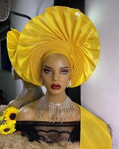 Nigerian Headwrap, Nigerian Gele, African Hats, African Wedding Attire, Mens Wedding Attire, Head Dress