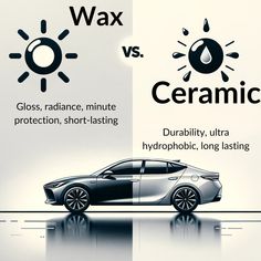 ceramic coating versus wax Auto Shop Logo, Ceramic Coating For Cars, Car Ceramic Coating, Car Fixing, Car Wash Posters, Linkedin Post, Mobile Detailing, Graphic Design Posters Layout