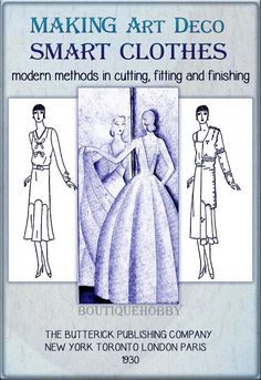 the cover of making art deco smart clothes