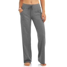 Athletic Works Women's Petite Dri-Works Core Relaxed Fit Workout Pant is crafted of out a soft and flexible cotton blend for instant comfort with Dri-Works wicking properties to keep you cool and dry all day long. Comes in three colors and in two lengths! An adjustable drawcord ensures the perfect fit, with a comfortable waistband that stays in place while you move. Wear with your favorite tees and tanks to complete your sporty look. Only at Walmart. Size: XL Petite.  Color: Gray.  Gender: femal Mid-rise Comfort Stretch Yoga Pants For Sports, Gray Moisture-wicking Comfort Stretch Yoga Pants, Full-length Gray Yoga Pants With Pockets, Gray 4-way Stretch Yoga Pants For Training, Gray Full-length Moisture-wicking Yoga Pants, Exercise Clothing, Relaxed Pants, Fit Workout, Relax Pants