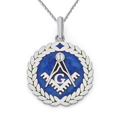 Gifting made simple! This Freemason / Masonic symbol with a crown finish stands out in an imposing presence and will do well to project a perfect statement of adherence to the ideals of the Freemasonry. This piece is available in various gold purities and colors. Product Information Metal Type: 10k or 14k Yellow/Rose/White Gold Weight: 10k - 3.0 g | 14k - 3.1 g Pendant Size: Height - 27.9 mm | Width - 20.1 mm Enamel Color: Blue Chain Information Type: Rolo Chain Weight: 1 g Clasp: Spring Ring SK Masonic Symbol, Masonic Symbols, Rose Gold Pendant, Yellow Gold Pendants, Rolo Chain, Gold Pendant Necklace, Yellow Rose, Black Enamel, Spring Rings