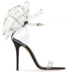 PEONY - Black - Sandals 1395 2019 Modest Costumes, Point Shoe, Bridesmaid Shoe, Fantasy Shoes, Giuseppe Zanotti Heels, Woman Style, Stiletto Sandals, Fashion Heels, Diy Shoes