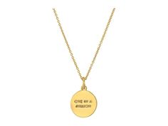 Whether it's you or someone special, enjoy the look of the Kate Spade New York® Kate Spade Initial Pendant. Wear alone or layer it up for a chic look..Chain-link necklace made from gold-plated metal..Singular pendant with letter engraved on front..One in a million engraved on back of pendant..Lobster claw clasp closure..Imported..Measurements: Chain Circumference: 16 3/4 in Adjuster Length: 3 1/4 in Pendant Height: 11/13 in Pendant Width: 5/9 in Weight: 0.1 oz Meaningful Gold Necklaces With Charms, Kate Spade Gold Pendant Necklace, Kate Spade Gold Pendant Jewelry, New York Jewelry, Gold N, Gold G, Initial Pendant, Chain Link Necklace, Link Necklace