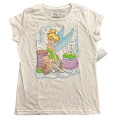 Disney Tinkerbell T-Shirt Sz 10-12 New With Tags. Small Stain On The Back Of The Right Sleeve. Shirts For Disney, Tinkerbell Outfit, Tinkerbell Shirt, Frozen Shirts, Nightmare Before Christmas Shirts, Disney Halloween Shirts, Disney Tinkerbell, Minnie Mouse Shirts, Mickey Mouse T Shirt