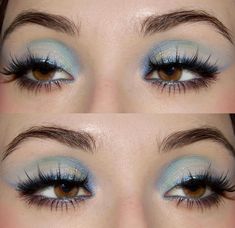 Blue Euphoria Makeup, Dostoevsky Books, Sea Sparkle, Gel Mascara, Maquillage On Fleek, Funky Makeup, Swag Makeup, Ethereal Makeup, Dope Makeup