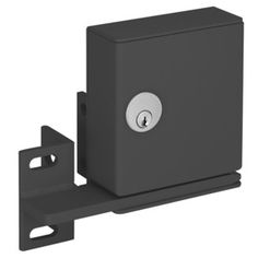 an image of a black box with a lock on the front and bottom part of it