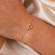 Elegant Open Heart Bracelets, Elegant Open Heart Bracelets For Everyday, Elegant Open Heart Bracelets For Mother's Day, Elegant Yellow Gold Open Heart Bracelet, 14k Gold Charm Bracelet For Anniversary, Yellow Gold Heart Bracelet For Mother's Day, Elegant Gold Open Heart Bracelet, Delicate Yellow Gold Heart Bracelet For Anniversary, Mother's Day 14k Gold Bracelet