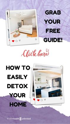 Learn how to easily detox your home and create a healthier living environment for you and your loved ones! Detox Your Home, Living Environment