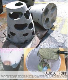 an advertisement for fabric form, with pictures of different materials and instructions on how to make it