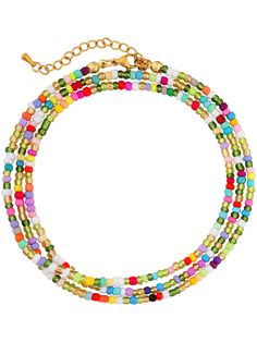 PRICES MAY VARY. BOHO HIPPIE LONG COLORFUL BEADED CHAIN: This vibrant beaded chain is perfect for adding a splash of color to any summer outfit. It complements tank tops, dresses, shirts, and blouses, making it ideal for birthdays, vacations, beach days, and daily wear. Versatile as a choker, bracelet, or anklet, it adapts to your style. MATERIALS: Meticulously crafted from high-quality stainless steel and acrylic. Because this beaded chain is handmade, the color of the bead may vary slightly fo Rainbow Anklet, Christmas Jewelry Gift, Beaded Anklet, Y2k Boho, Jewelry Beach, Rainbow Jewelry, Kids Create, Halloween News, Women Christmas