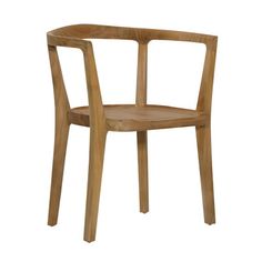 a wooden chair on a white background