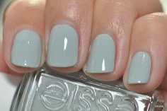 Essie Who's the Boss Gray Nails, Duck Egg, Manicure E Pedicure, The Boss