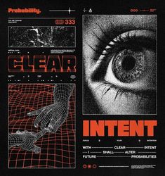 an advertisement for the clear intent album