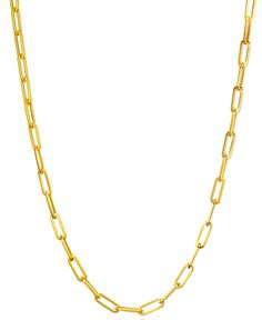 More than just office-chic, this paperclip link chain necklace from Italian Gold has a classic and stylish edge. Office Chic, Wolf Head, Chic Office, Chain Necklaces, Classic Gold, Winter Days, Chains For Men, Chain Link Necklace, Style Guide