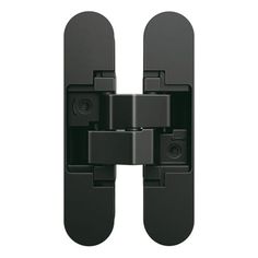 Anselmi Concealed Interior Door Hinge in black Hidden Door Hinges Hardware, Concealed Doors In Wall, Hidden Door Design, Door Remodel, Self Closing Door, Hidden Doors In Walls, Hidden Door Hinges, Interior Door Hinges, Invisible Hinges