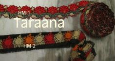 HM-1 HM-2 Saree-Borders in machine embroidery! @ INR 4000 each roll of 10m https://www.facebook.com/Kolkata.Embroidery.Taraana