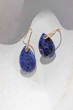 PRODUCT DESCRIPTION The teardrop design adds a touch of sophistication to these earrings, making them a perfect choice for both formal occasions and everyday wear. Let the enchanting beauty of our Lapis Teardrop Earrings elevate your style and become a cherished addition to your jewelry collection. Embrace the allure of these earrings and adorn yourself with the splendor of the night. Lapis Lazuli Earrings Water Resistant 18k Gold-plated on Titanium Steel Lapis Lazuli Size: 5cm in height Read ou Formal Teardrop Pierced Drop Earrings, Formal Teardrop Shaped Pierced Earrings, Formal Single Teardrop Earring, Everyday Teardrop Hoop Earrings, Everyday Teardrop Drop Earrings, Formal Teardrop Drop Earrings, Formal Teardrop Earrings, Everyday Teardrop Earrings For Pierced Ears, Modern Blue Teardrop Earrings