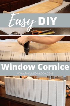 an easy diy to make a window corner