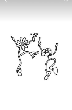 a line drawing of two people holding hands with one another and the other hand reaching out to