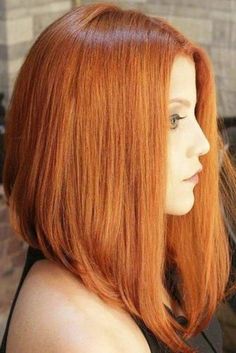 Uniform Haircut, Angled Lob, Hairstyles Boys, Hair Layers, Red Ombre Hair, Gold Hair Colors, Copper Hair Color, Trendy Hairstyle, Hair Color Shades