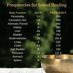 Singing Bowl Frequencies, Sound Frequencies Hz, Sound Therapy Benefits, Frequencies For Sound Healing, Singing Bowls How To Use A, Sound Frequency Healing, Sound Bowls Healing, Sound Bowls