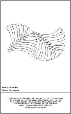 the pattern is shown in black and white, with an abstract wave design on it