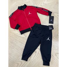 Boy Jordan Jacket & Jogger -Size: 12 Mo. Brand New W/ Tags! Baby Jordan Outfits, Jordan Sweatshirt, Jordan Tees, Jordan Jackets, Jordan Boys, Jordan Shorts, Jordans Girls, White Jordans, Jordan Grey