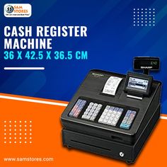 the cash register machine is on display for sale