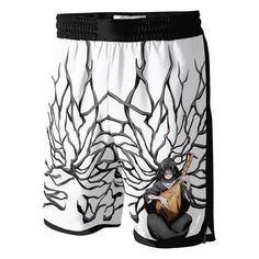 Demon Slayer Nakime Blood Art Basketball Shorts - Saiyan Stuff Blood Art, Favorite Character, Basketball