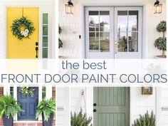 the best front door paint colors