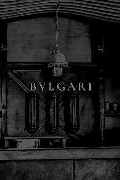 black and white photograph of the entrance to bvl gari's restaurant