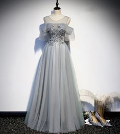 Homecoming Tulle Evening Dress With Sweep Train, Tulle Evening Dress For Homecoming Party, Floor-length Tulle Evening Dress, Tulle Evening Dress For Prom Season, Tulle Evening Dress For Prom Season Banquet, Tulle Evening Dress For Prom, Tulle Evening Dress With Sweep Train For Prom, Floor-length Tulle Evening Dress For Prom, Tulle Evening Dress For Prom Banquet