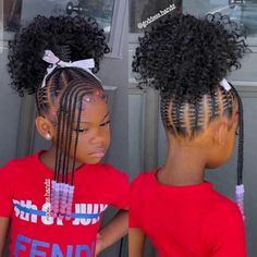 Cute Hairstyles For Seven Year Olds, Meet Hairstyles, Natural Cornrow Hairstyles, Daughter Hairstyles, Cabello Afro Natural, Autumn Hair