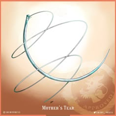 an advertisement for mother's tear, with the image of a flying object in the sky