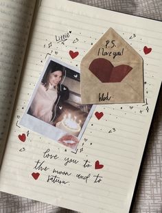 Elizabeth olsen journal aesthetic Pink Notebook, Creative Gifts For Boyfriend, Scrapbook Book, Love Journal