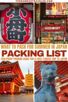 what to pack for summer in japan packing list