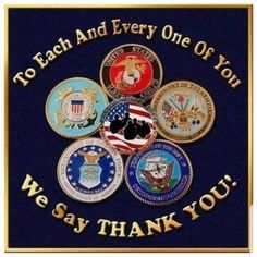 there are many badges that say to each and every one of you we say thank you